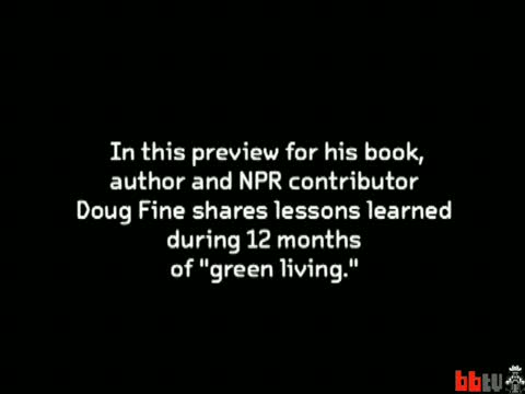 Farewell My Subaru is a new book from Doug Fine environmental journalist and NPR contributor documenting an experiment in green living (in which we might add the author does not abandon his laptop or the internet).