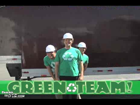 The Green Team (Will Ferrell Adam McKay and John C. Reilly) are the driving force behind the environmentalist movement. Just dont piss them off