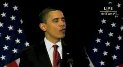 Obama gives speech about his renewable energy plans for America April 2009
