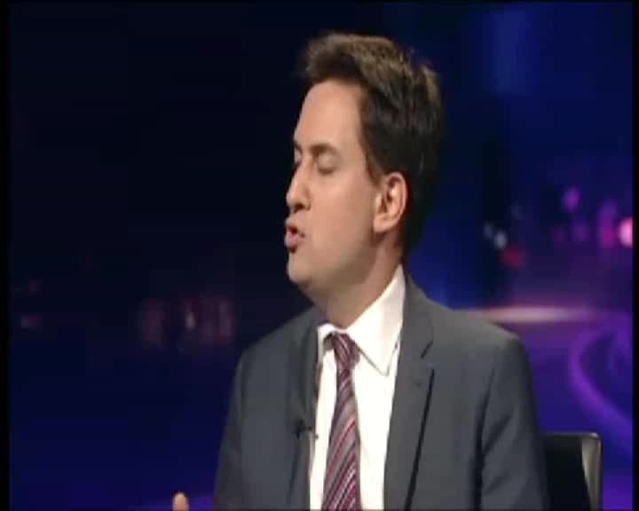 The direct of Age of Stupid discusses the upcoming Copenhagen Climate Change summit on BBC Newsnight with government minister Ed Miliband