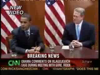 President-Elect Obama told reporters following his meeting with Al Gore and VP-Elect Joe Biden that "All three of us are in agreement that the time for delay is over the time for denial is over"

9th December 2008