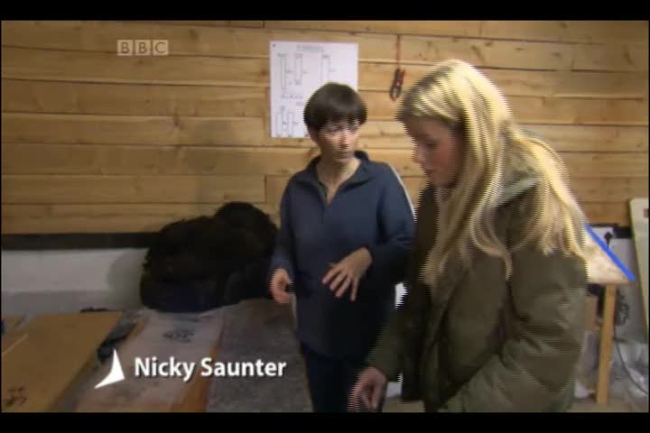 Woolly Shepherd on Countryfile with Dragons Den Deborah Meaden